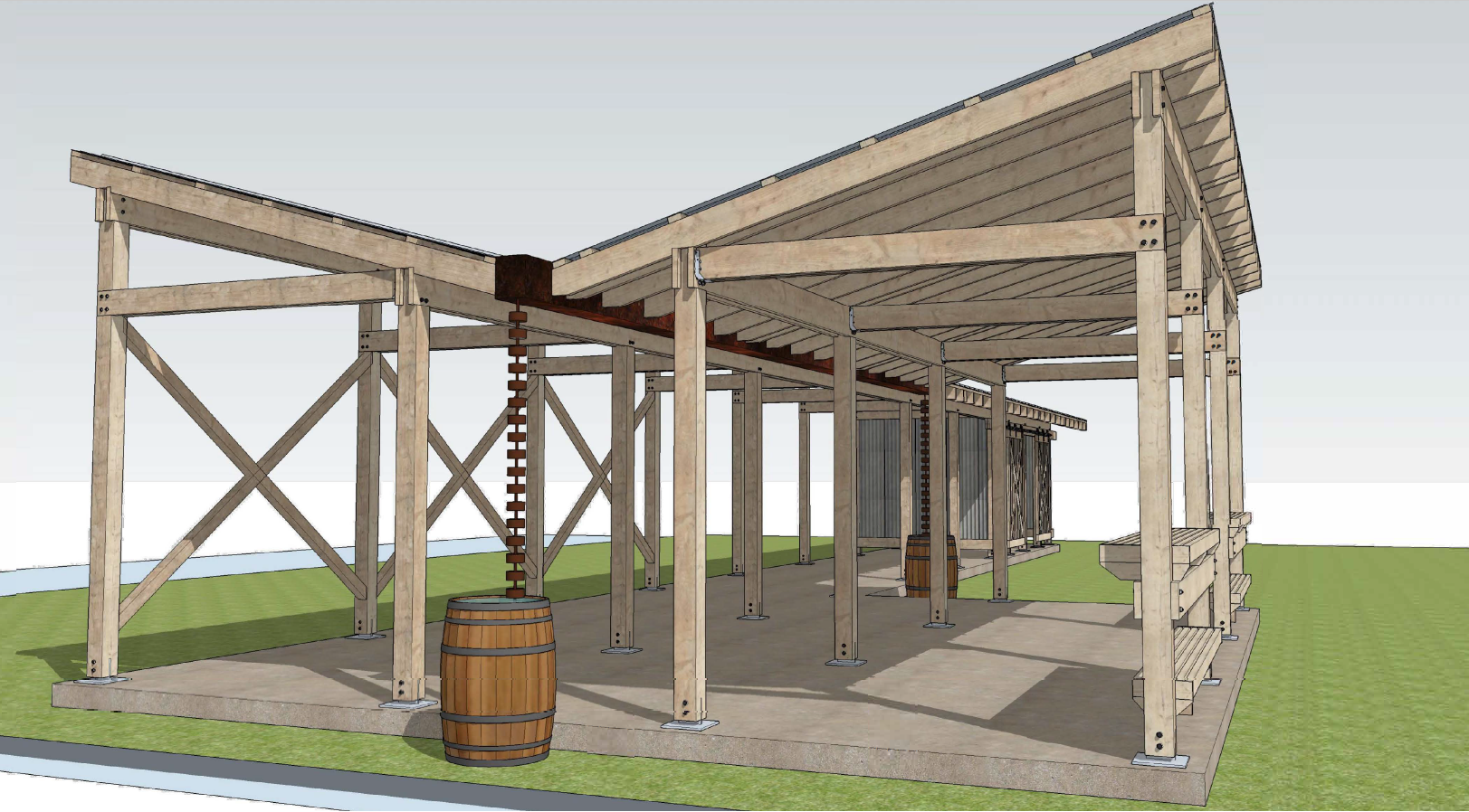 Roswell North outdoor classroom